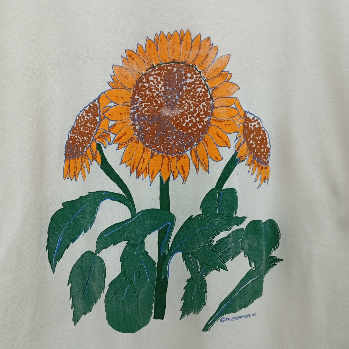 TULTEX 90s ヒマワリ PM ENTERPRISESTシャツ 古着・中古-3枚目のアイテム画像