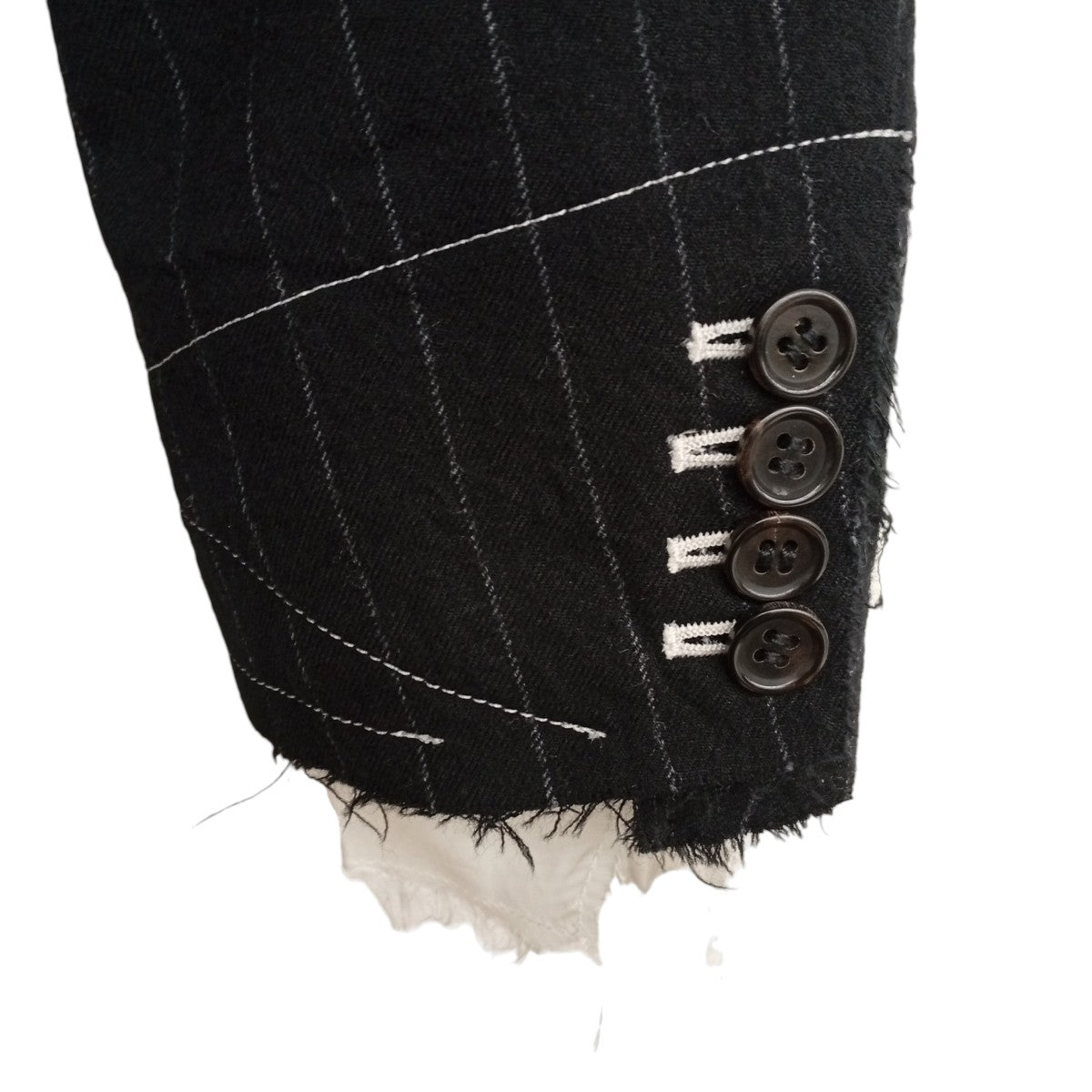 3 BUTTON SLIT JACKETストライプジャケットSG-J02-110
