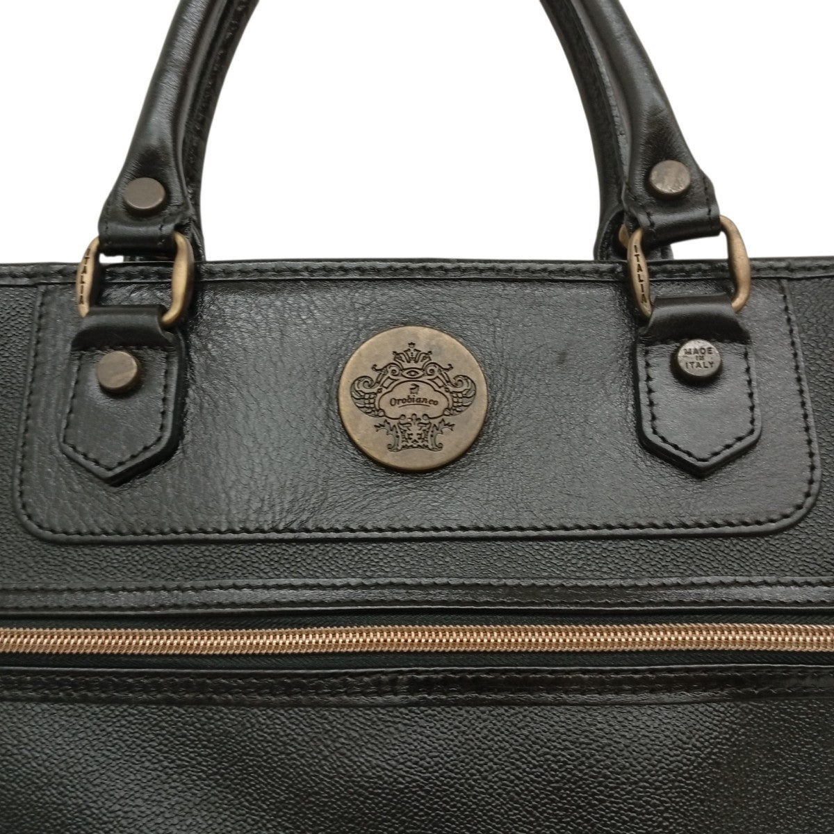 Orobianco 2WAYブリーフケース 古着・中古-4枚目のアイテム画像