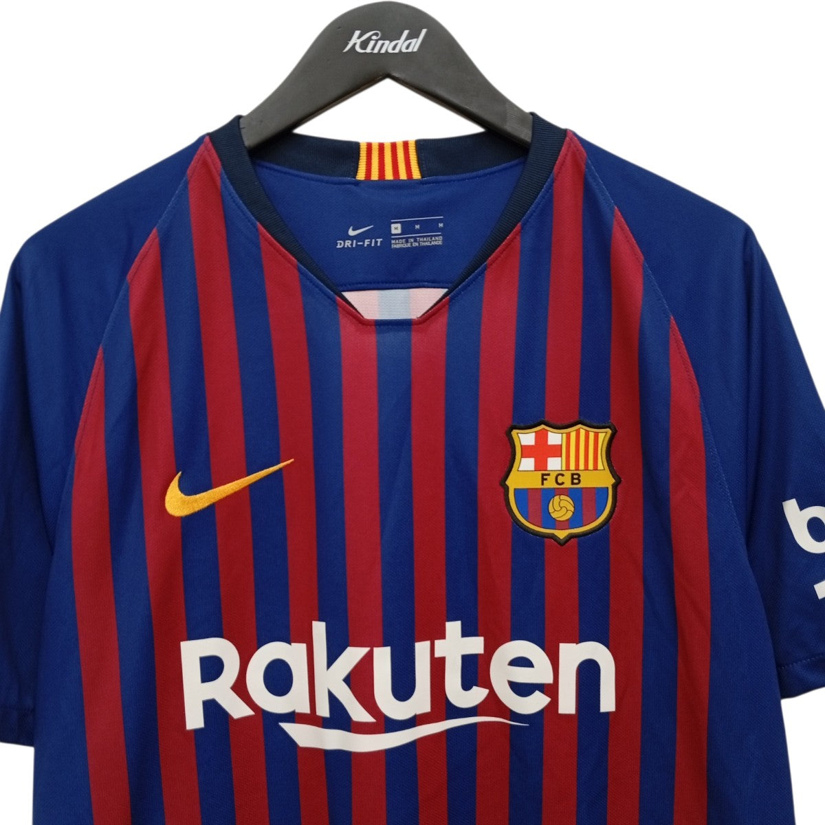 NIKE FCバルセロナ 18 19 ユニフォーム ホーム 半袖 レプリカ メッシTシャツ894430-456 古着・中古-5枚目のアイテム画像