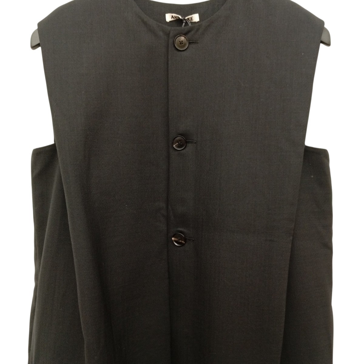 AURALEE STRUCTURED WOOL DOUBLE CLOTH SLEEVELESS DRESSノースリーブワンピースA25AD01HP 古着・中古-6枚目のアイテム画像