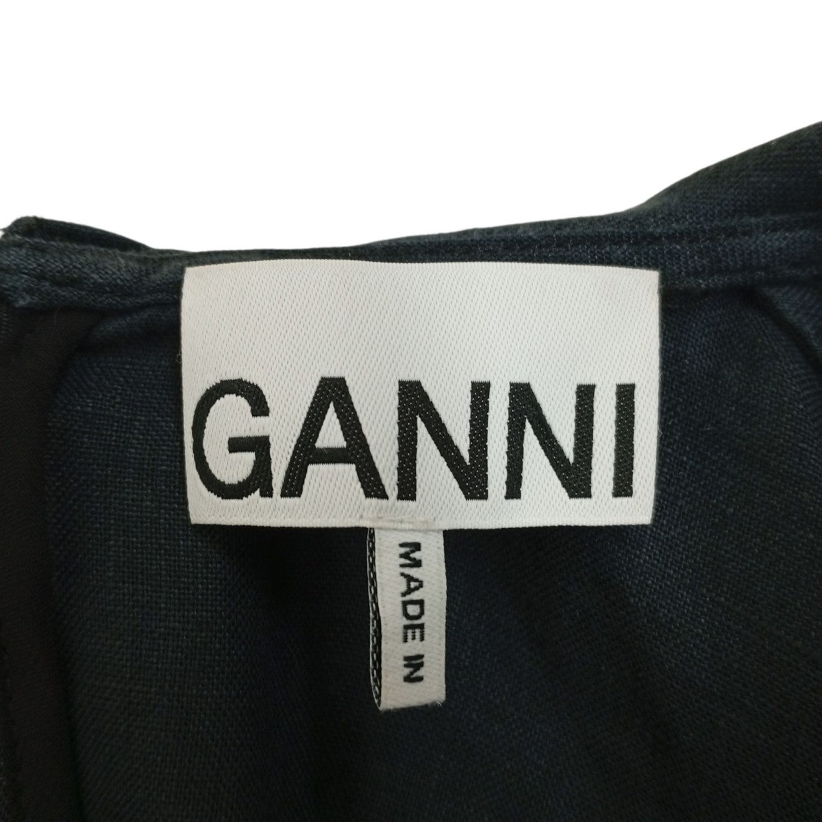 Ganni スタッズフリルワンピース 古着・中古-3枚目のアイテム画像