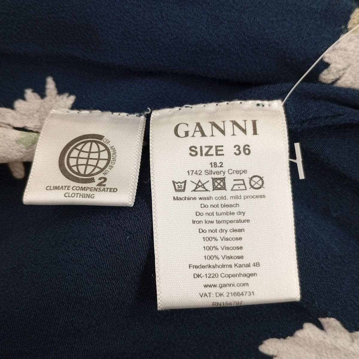 Ganni 花柄パンツ 古着・中古-5枚目のアイテム画像