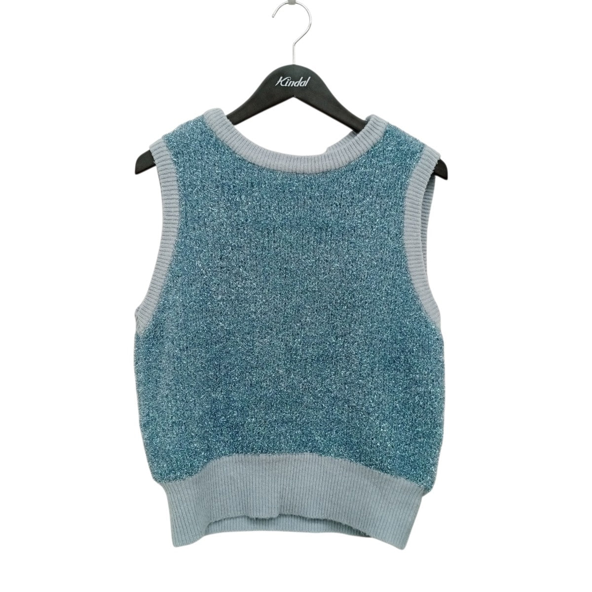 Ganni SPARKLE KNIT VEST GANNIニットベスト 古着・中古-1枚目のアイテム画像