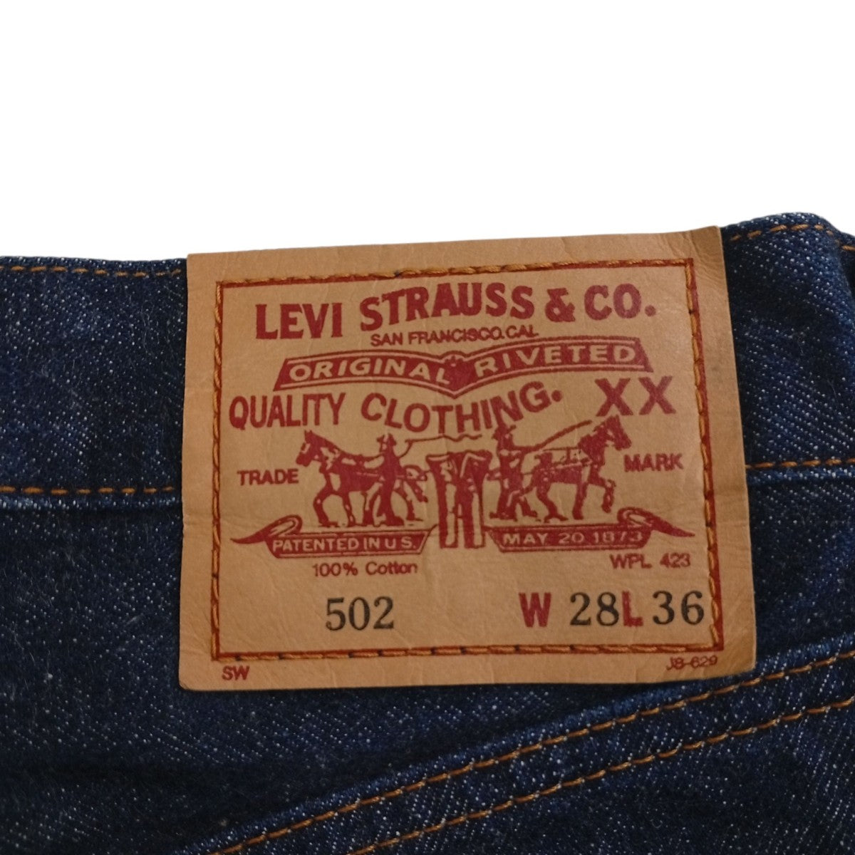 LEVI’S 502XX J22 復刻デニムパンツ 古着・中古-6枚目のアイテム画像
