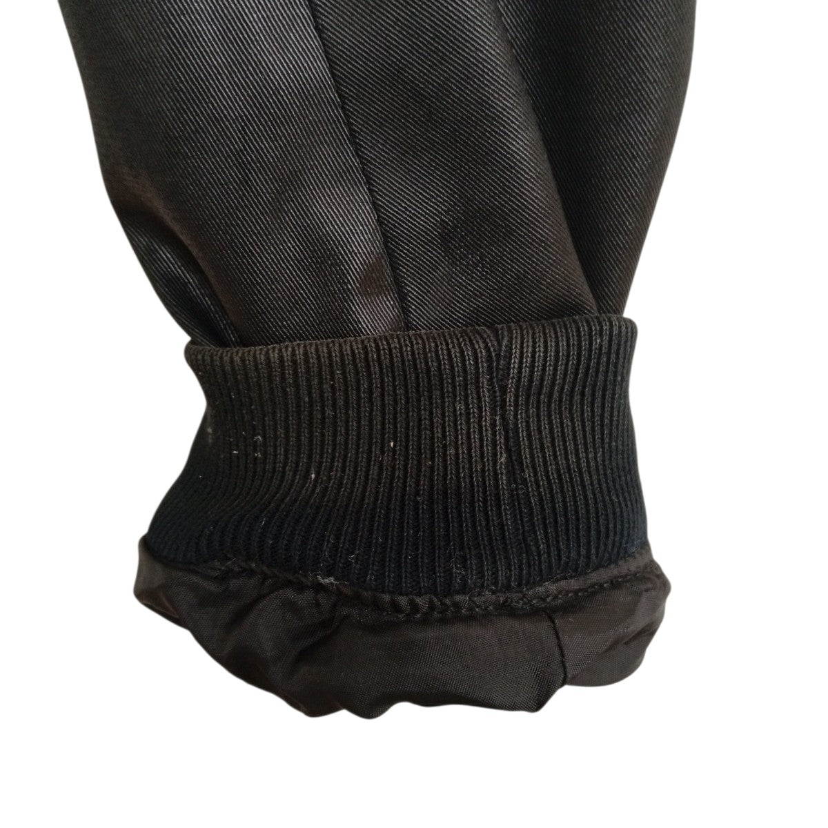 PIERRE BALMAIN 12FW Buttoned Waxed Black Bomber Jacketジャケット4M2930 古着・中古-7枚目のアイテム画像