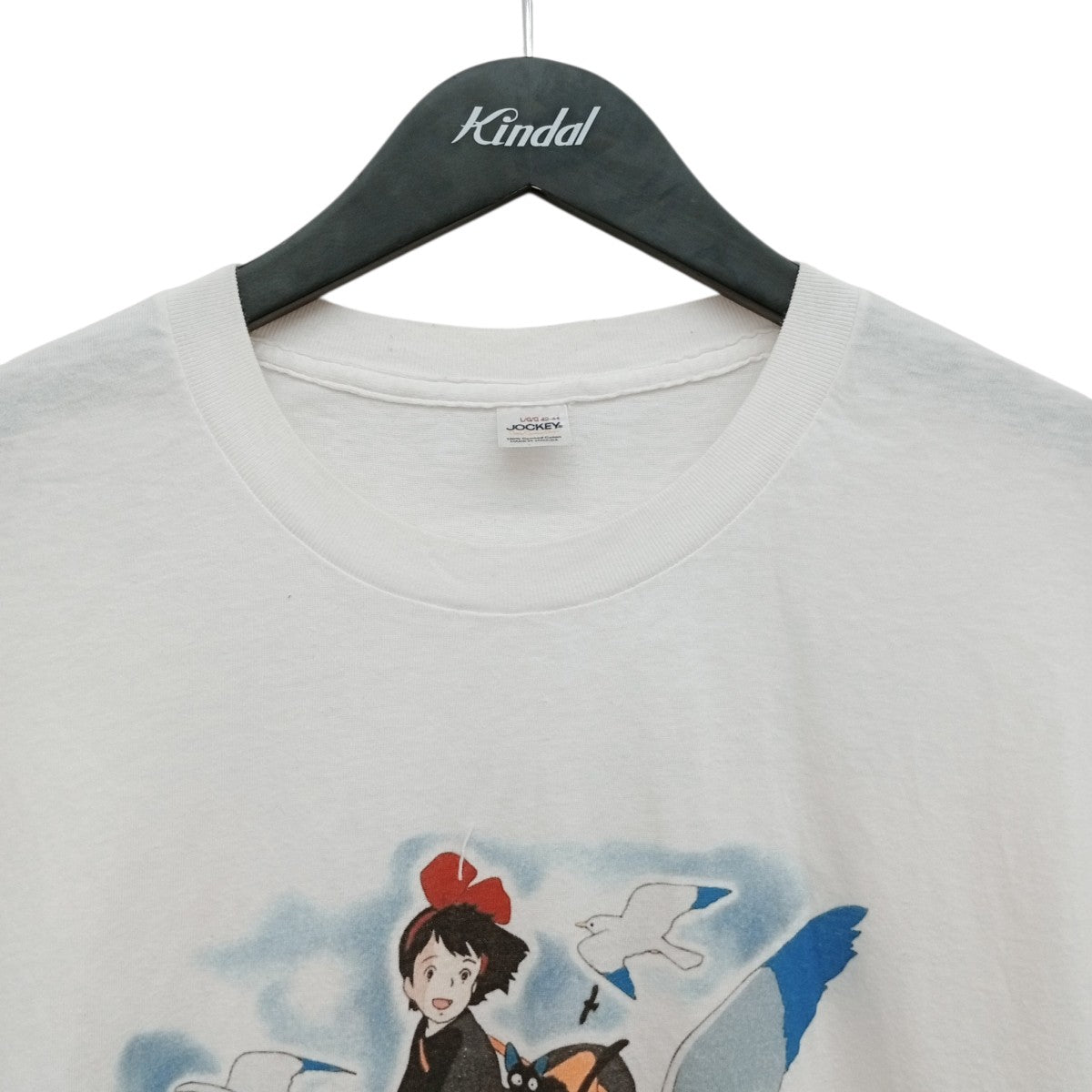 VINTAGE C1989 魔女の宅急便 JOCKEYタグ裾袖シングルTシャツ 古着・中古-6枚目のアイテム画像