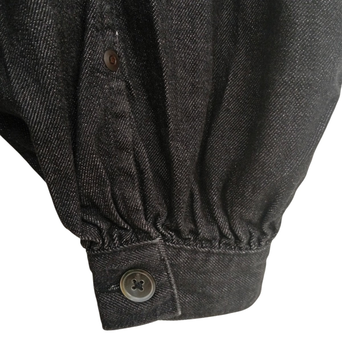 8oz ブラックデニム ジプシーブラウスデニムジャケットK2103LJ012