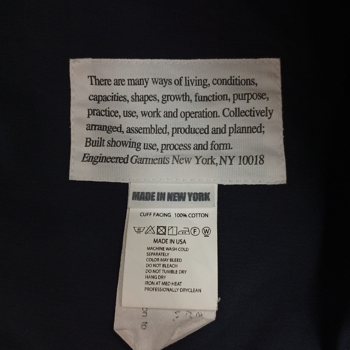 Engineered Garments N-2ジャケット 古着・中古-4枚目のアイテム画像
