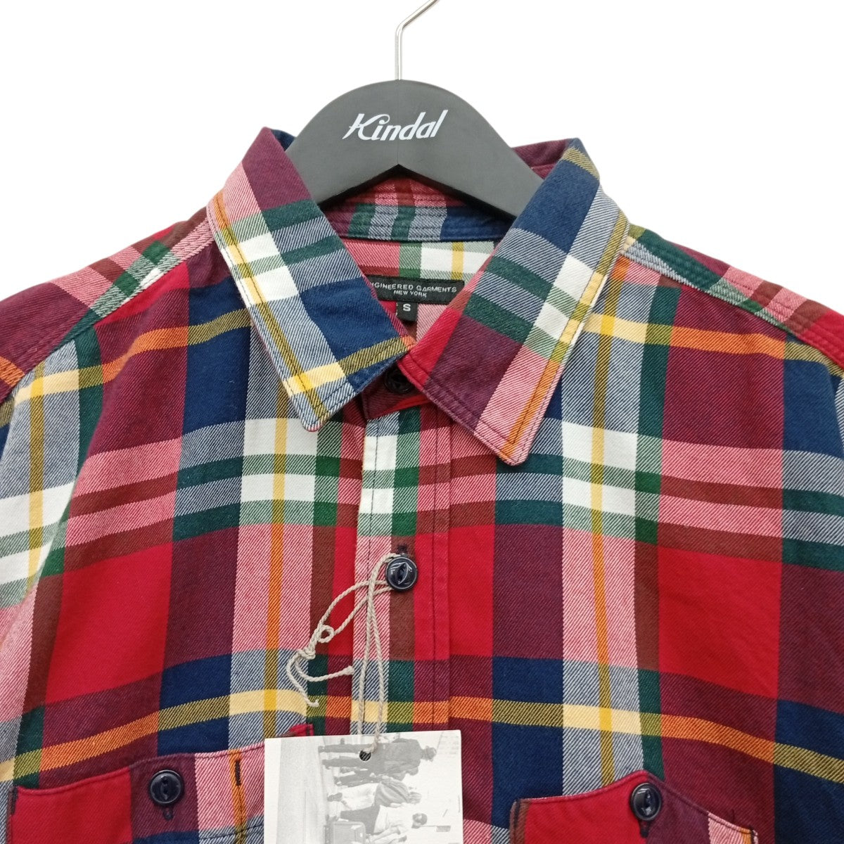 Engineered Garments チェックロングスリーブシャツ 古着・中古-3枚目のアイテム画像