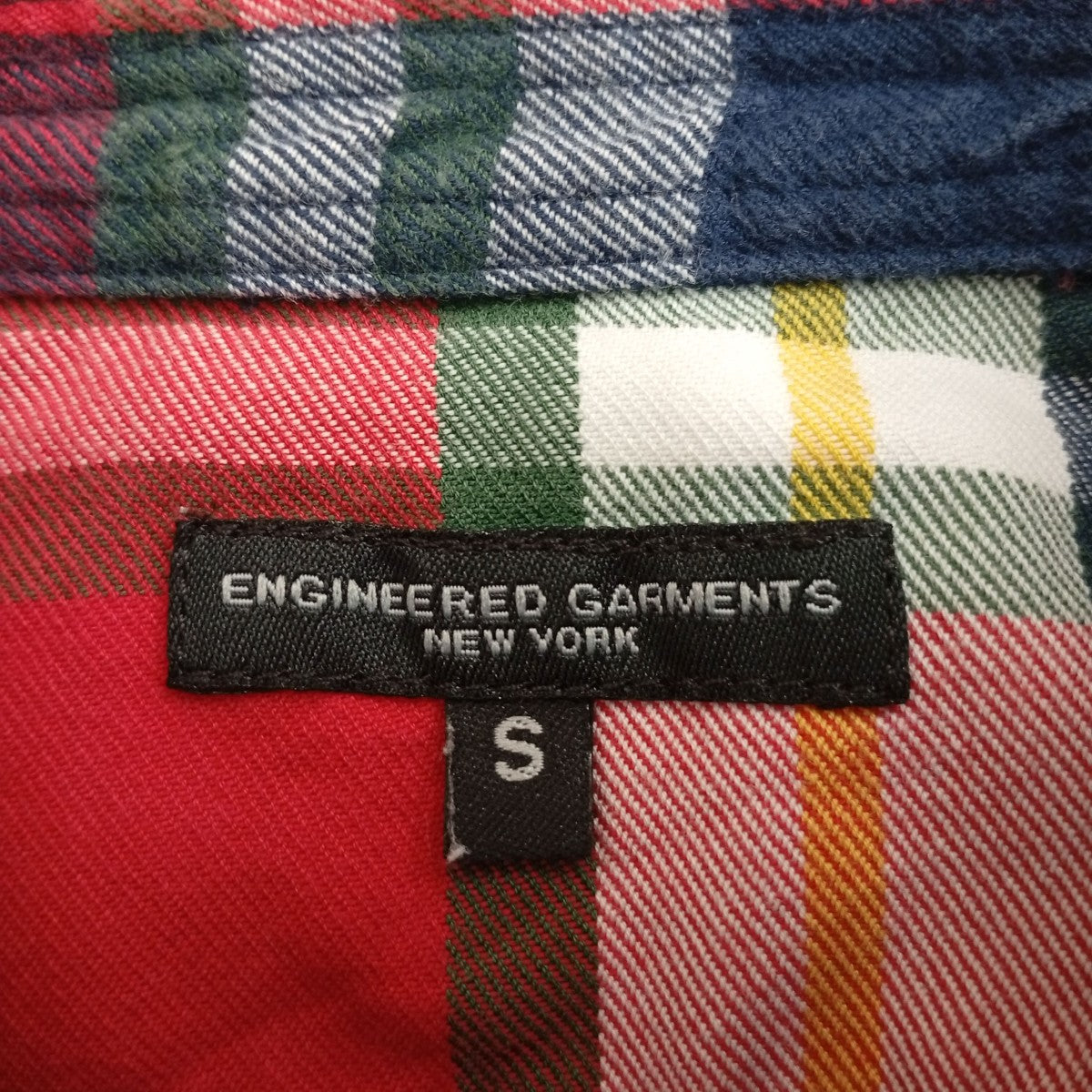 Engineered Garments チェックロングスリーブシャツ 古着・中古-4枚目のアイテム画像