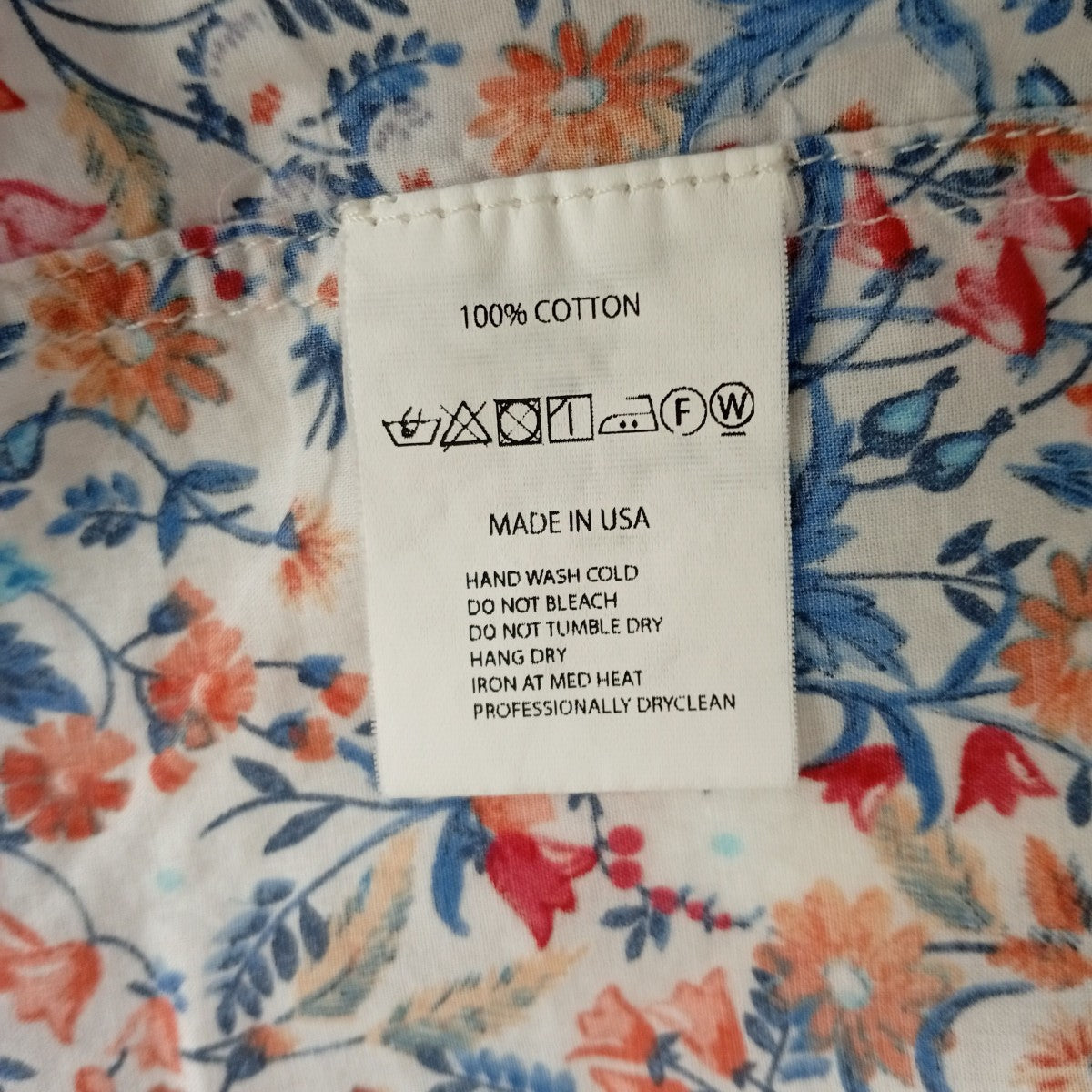 Engineered Garments 花柄ロングスリーブシャツ 古着・中古-4枚目のアイテム画像