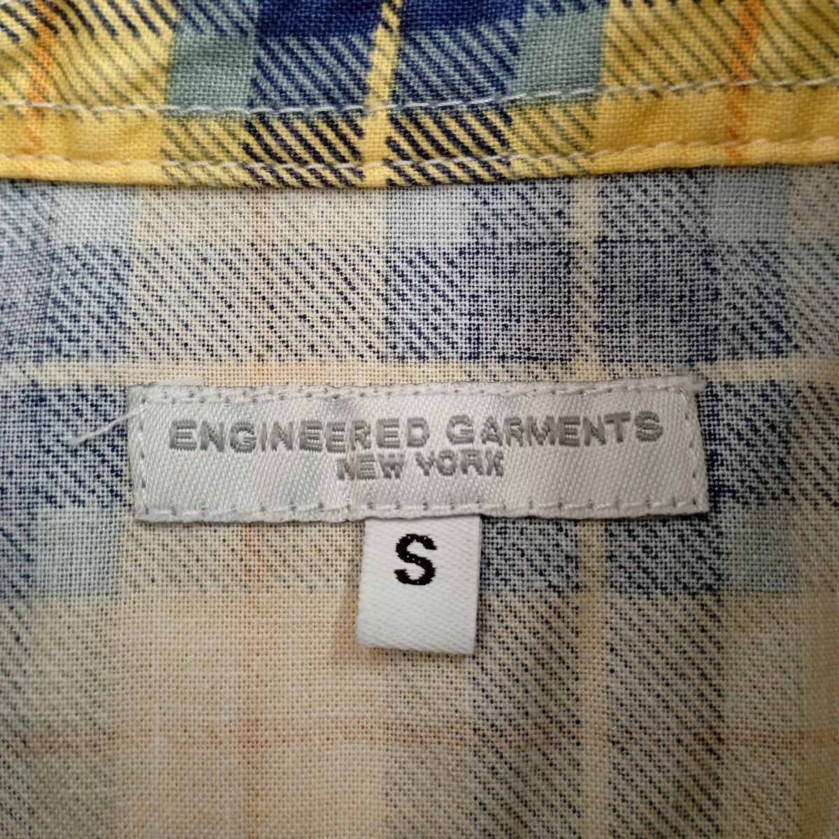 Engineered Garments チェックロングスリーブシャツ 古着・中古-4枚目のアイテム画像