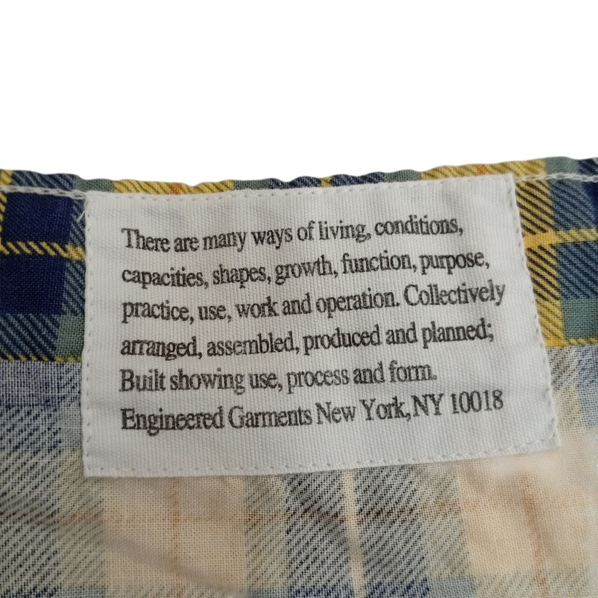Engineered Garments チェックロングスリーブシャツ 古着・中古-5枚目のアイテム画像