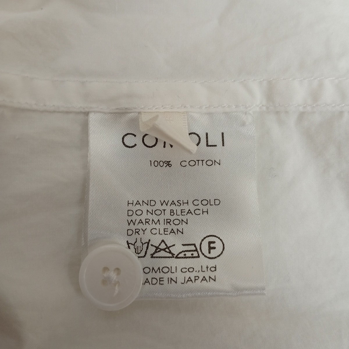 COMOLI タイプライターシャツジャケット101-01005 古着・中古-3枚目のアイテム画像
