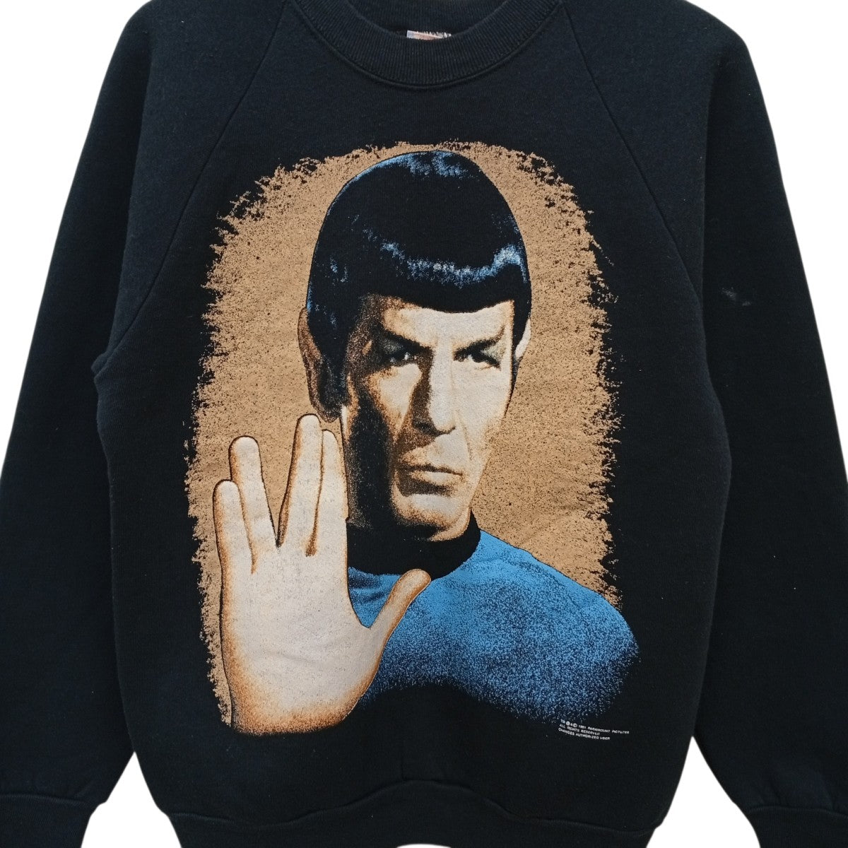C1991 STAR TREK Mr．スポック FRUIT OF THE LOOMトレーナー