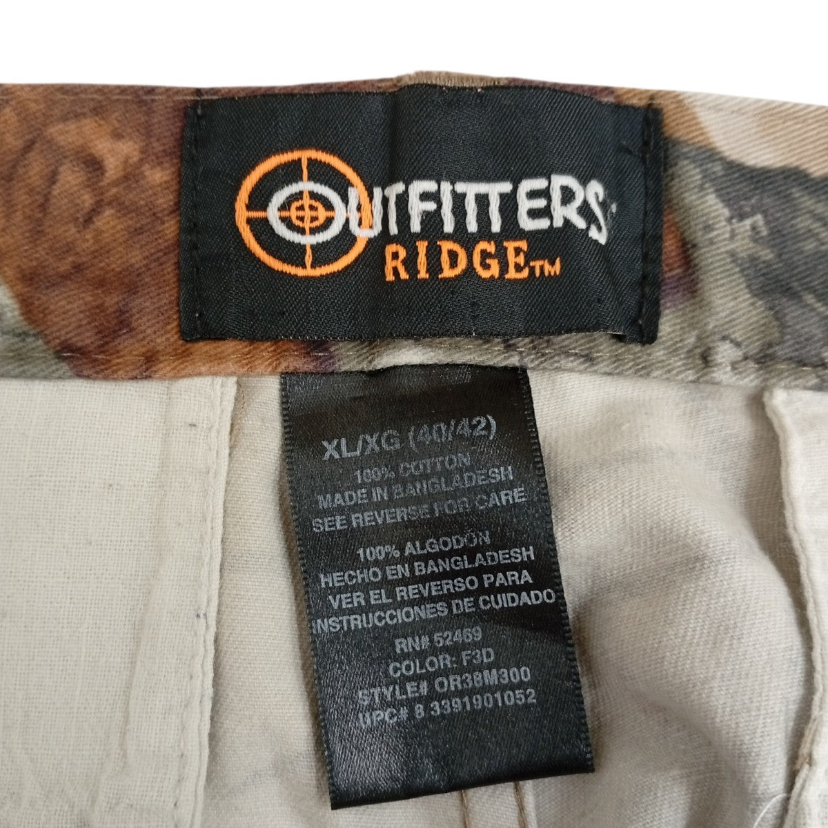 OUTFITTERS RIDGE リアルツリーパンツ 古着・中古-4枚目のアイテム画像