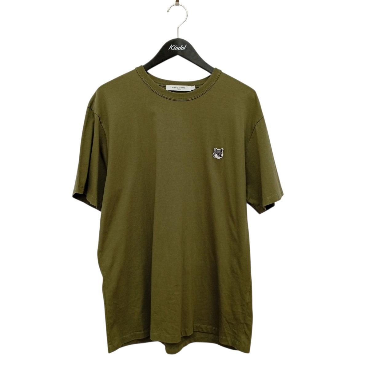 MAISON KITSUNE フォックスヘッドパッチTシャツIM00113KJ0008 古着・中古-1枚目のアイテム画像