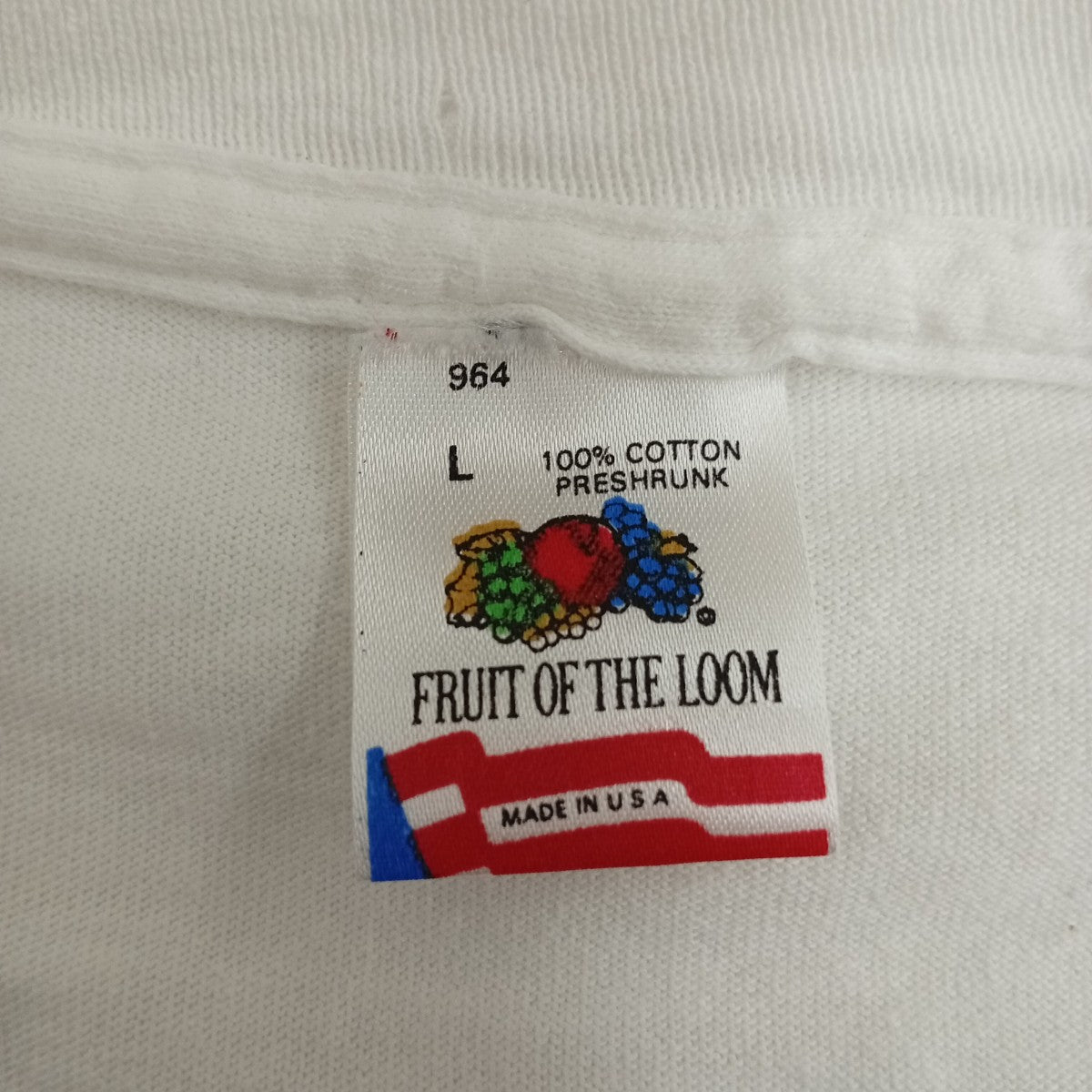FRUIT OF THE LOOM 90s USA製半袖カットソー 古着・中古-3枚目のアイテム画像