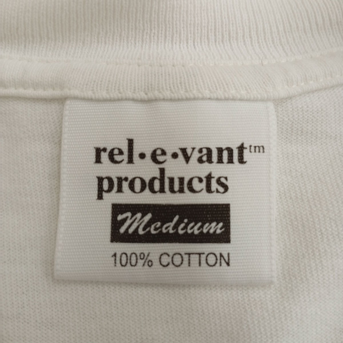 rel・e・vant products 90s USA製半袖カットソー 古着・中古-4枚目のアイテム画像