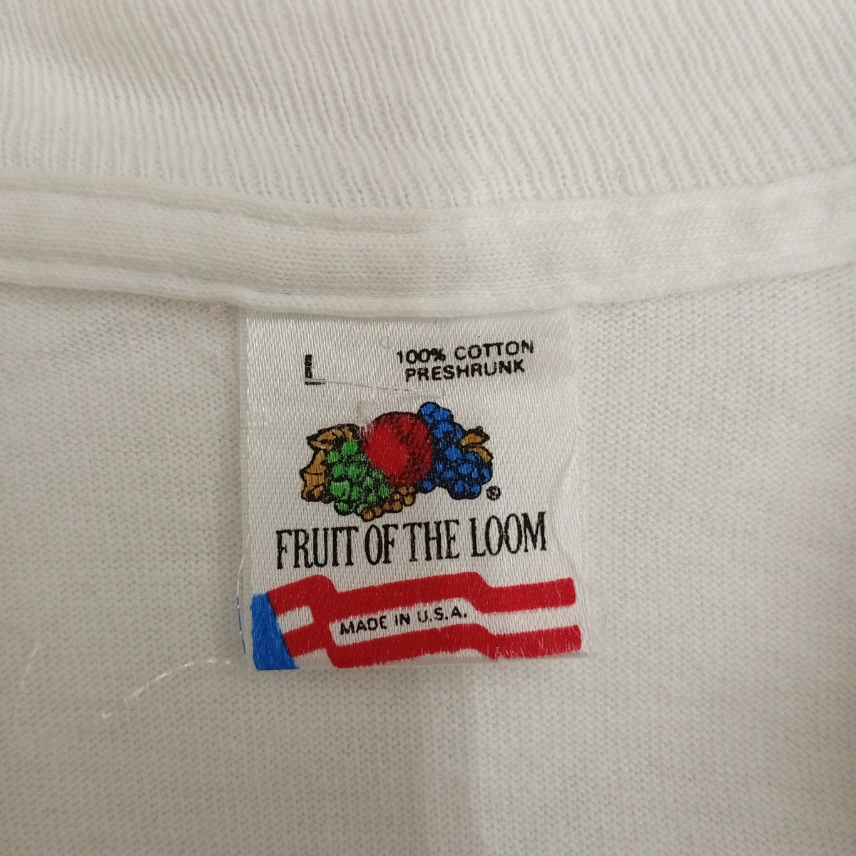 FRUIT OF THE LOOM 90s USA製半袖カットソー 古着・中古-3枚目のアイテム画像