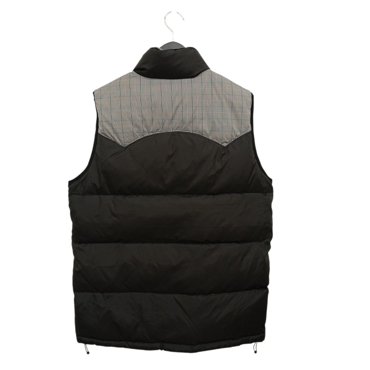 HEAD PORTER PLUS リバーシブルチェックダウンベスト 古着・中古-2枚目のアイテム画像