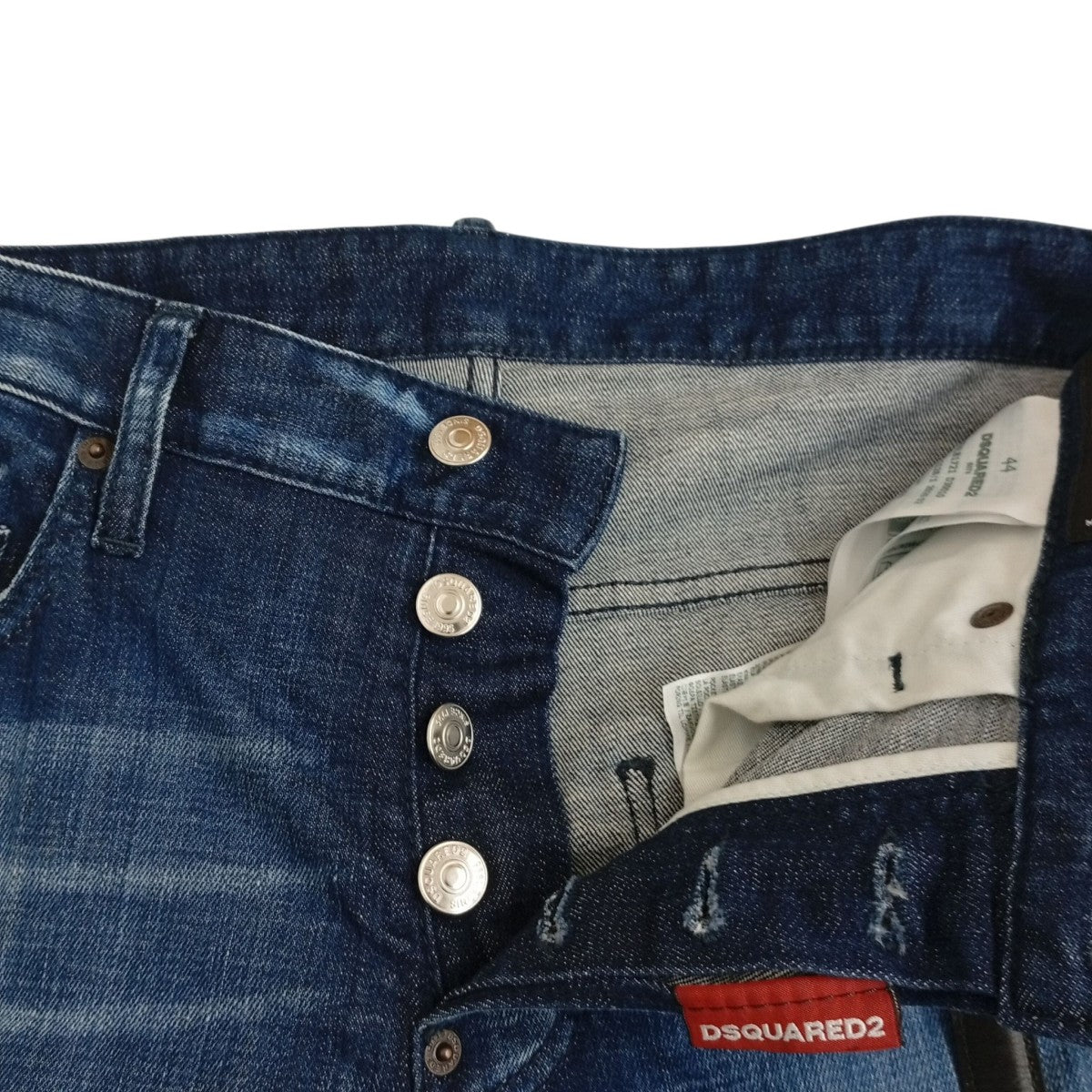 DSQUARED2 Skater Jean レザーパッチデニムパンツS74LB1721 古着・中古-3枚目のアイテム画像