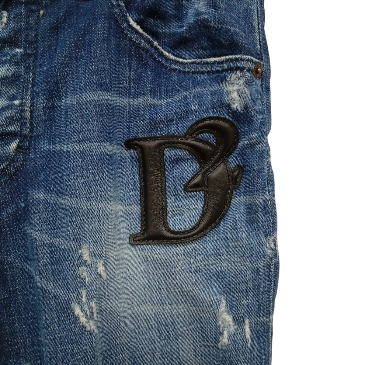 DSQUARED2 Skater Jean レザーパッチデニムパンツS74LB1721 古着・中古-5枚目のアイテム画像