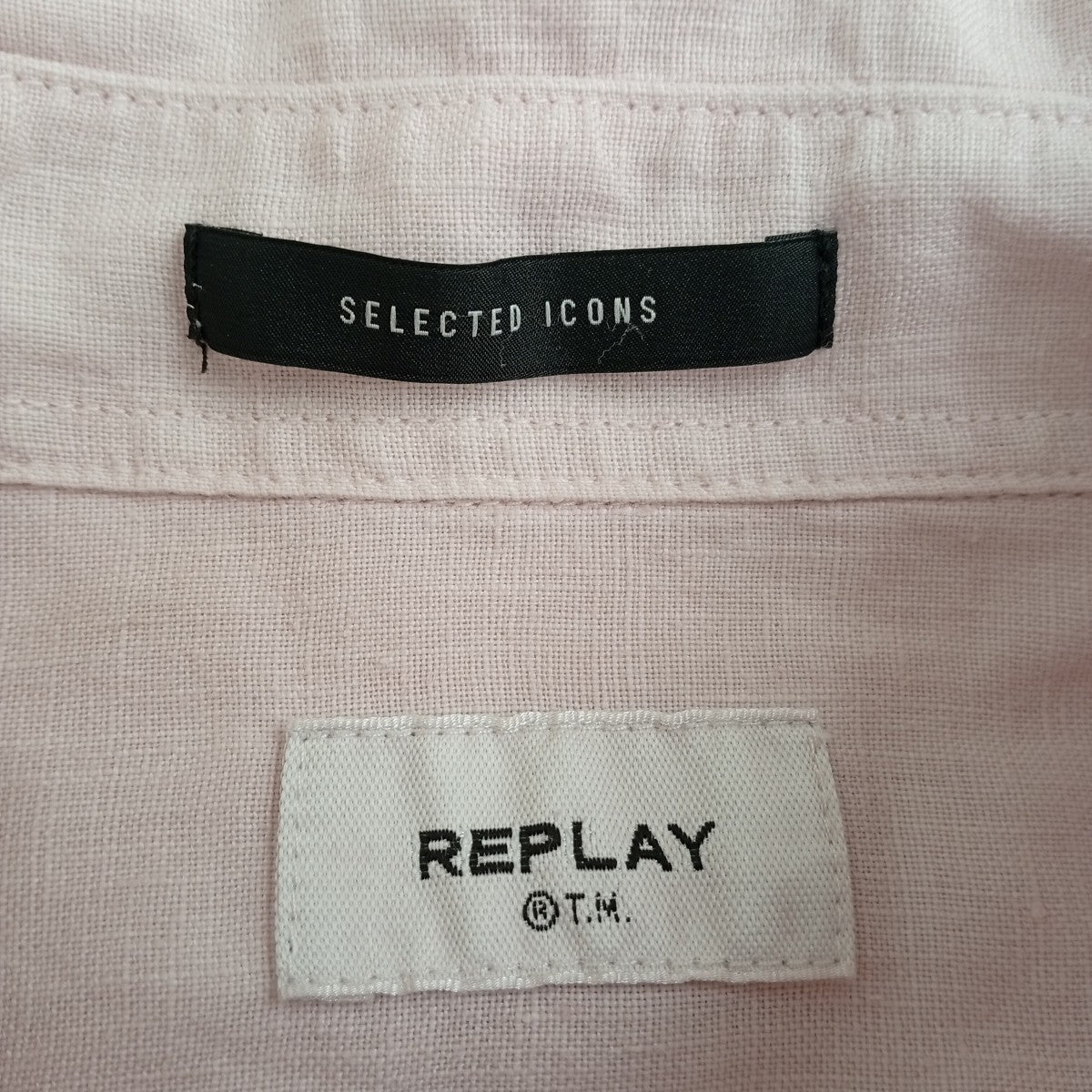 REPLAY リネンシャツM4082A 古着・中古-3枚目のアイテム画像