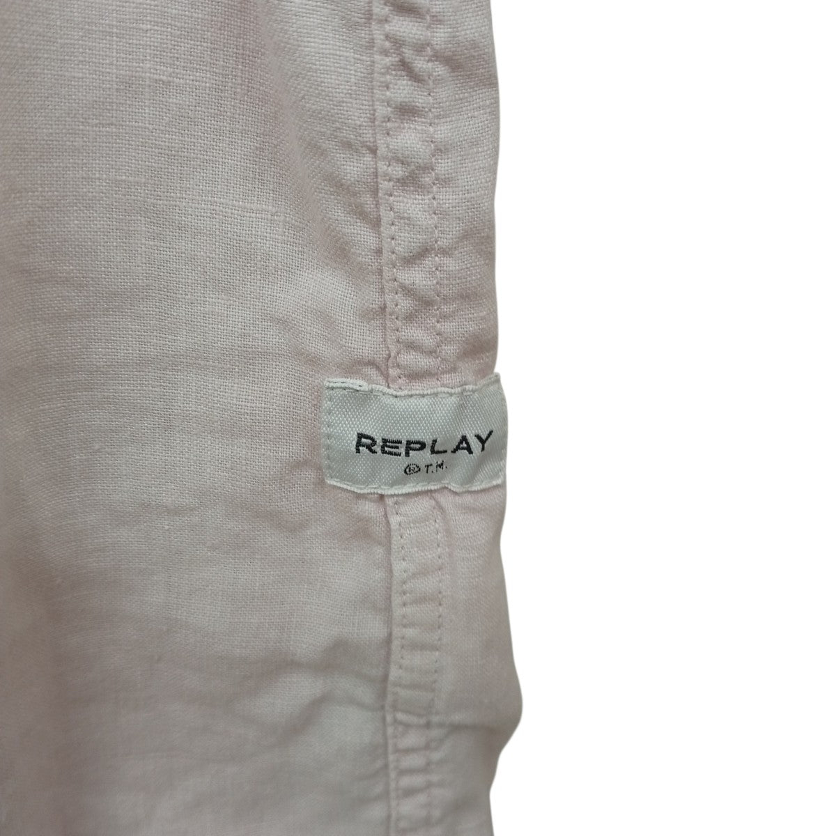 REPLAY リネンシャツM4082A 古着・中古-7枚目のアイテム画像