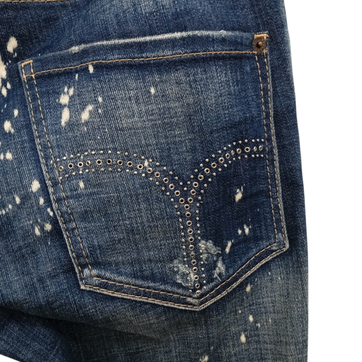 DSQUARED2 23SSダメージ加工デニムパンツS74LB1232 古着・中古-8枚目のアイテム画像