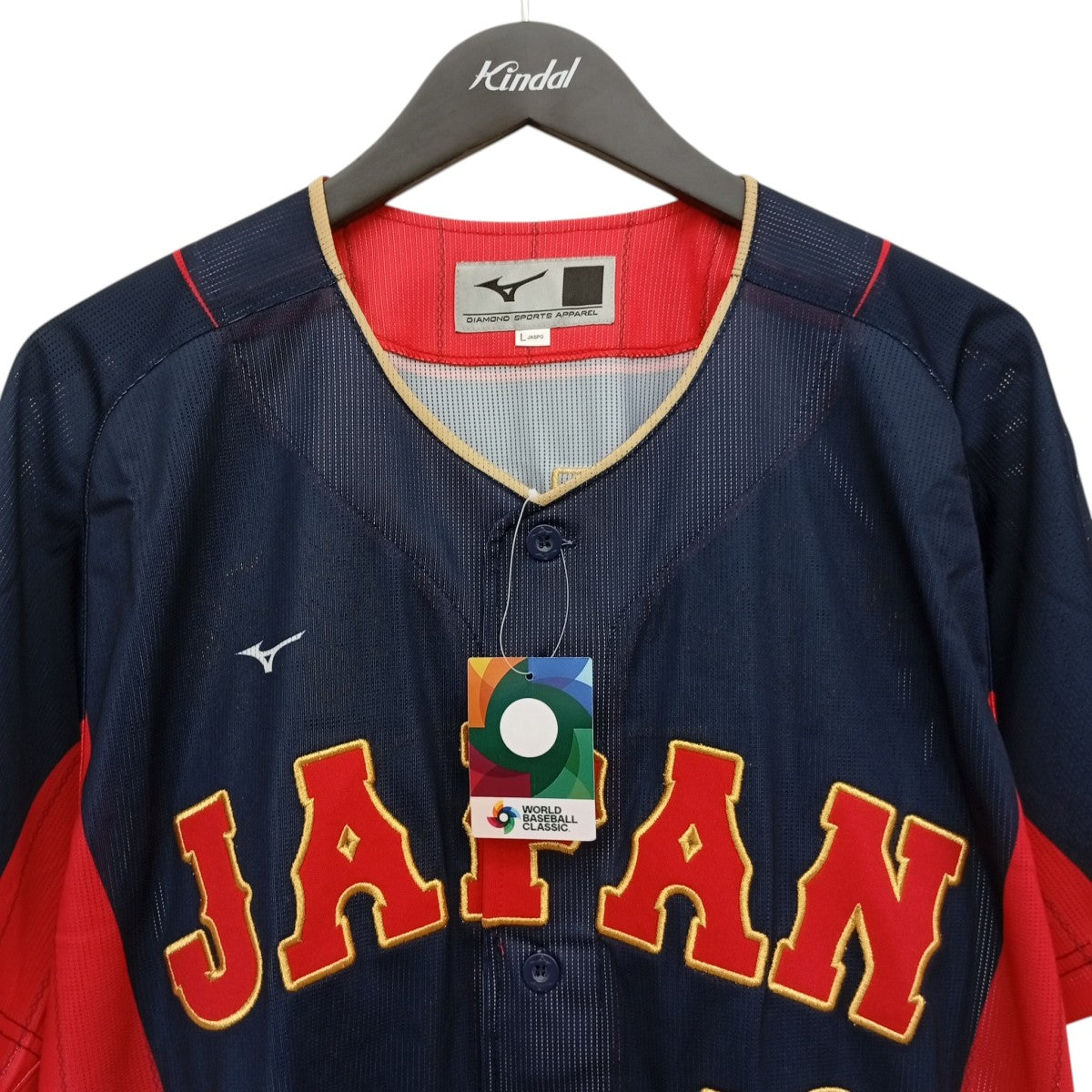 MIZUNO WBCレプリカユニフォーム ビジターベースボールシャツ12JCAU9234 古着・中古-5枚目のアイテム画像