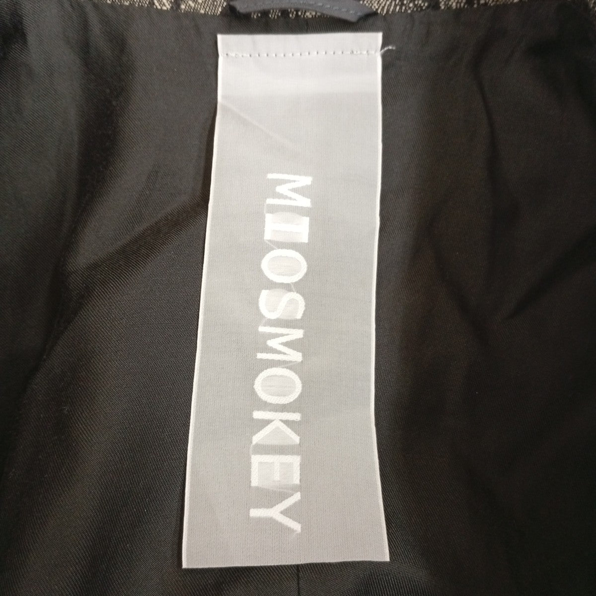 MIOSMOKEY ジャガードオーバーサイズテーラードジャケット212JK002-A 古着・中古-6枚目のアイテム画像