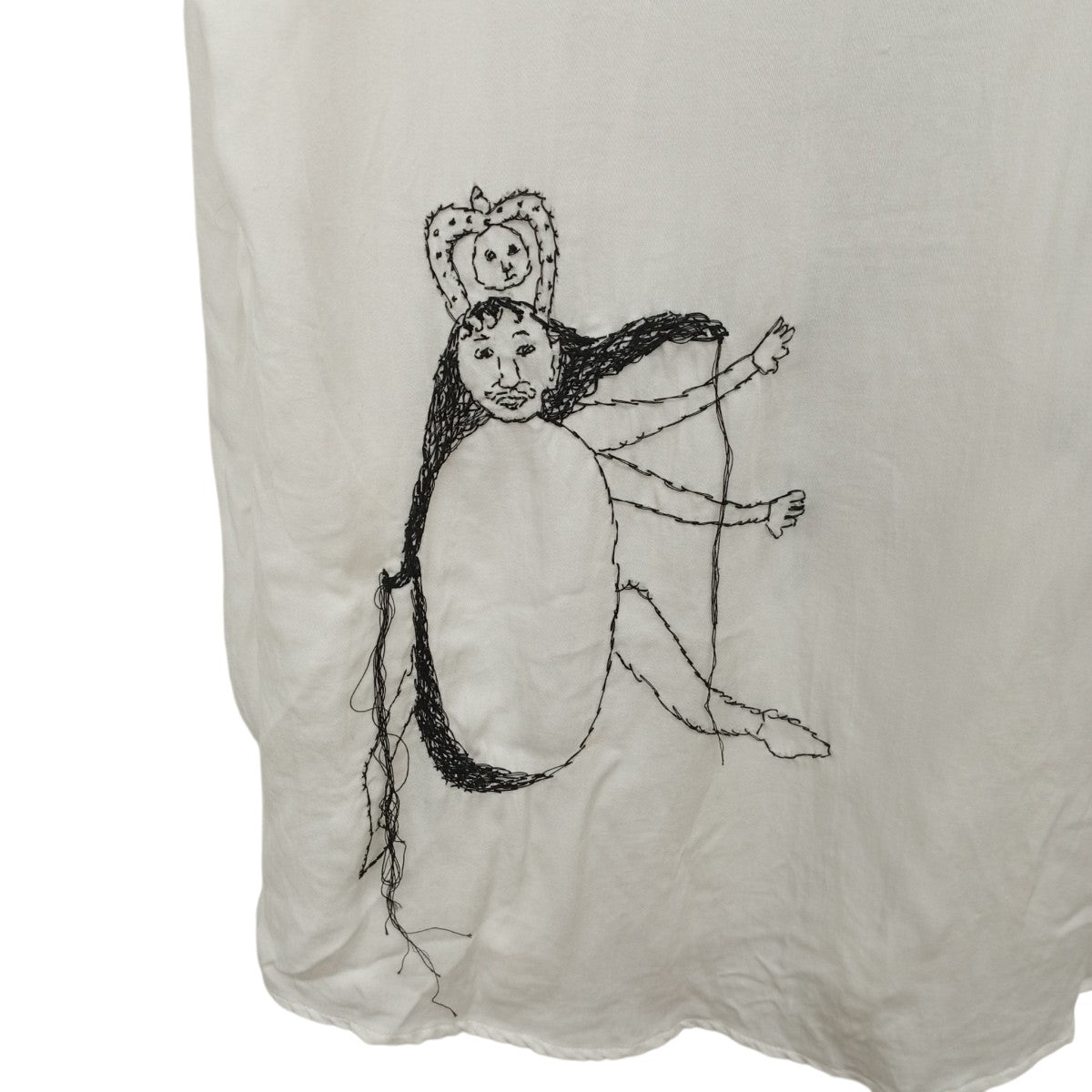ARCHIVIO J．M．Ribot 24AW手描き刺繍シャツ 古着・中古-6枚目のアイテム画像