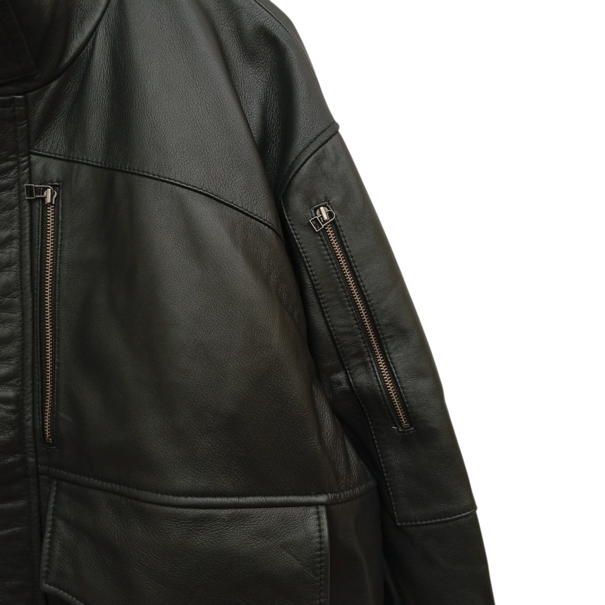 BOMBER JACKETレザージャケットSH-45-C-SHEEP-5