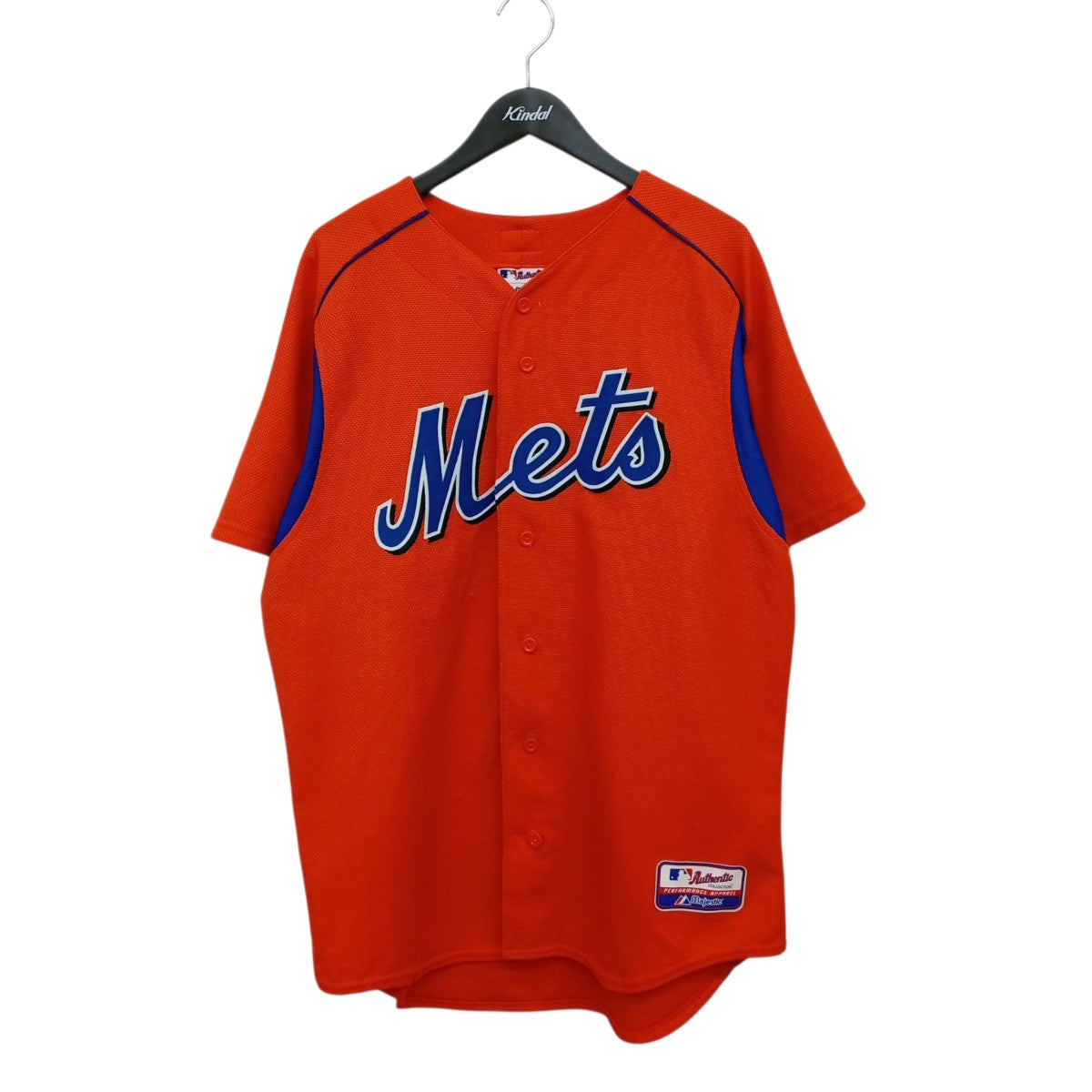 Majestic Athletic Metsベースボールシャツ 古着・中古-1枚目のアイテム画像