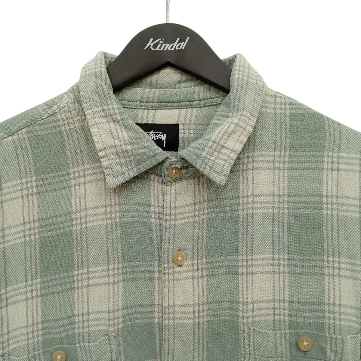 Beach Plaid Shirtチェック長袖シャツ