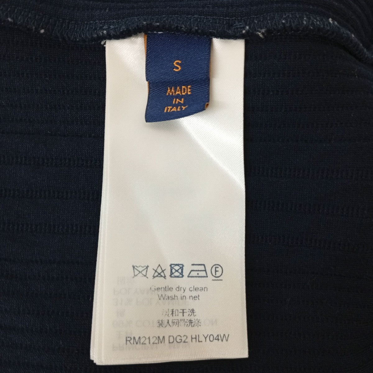 エンボスLVロゴセーターRM212DG2HLY04W