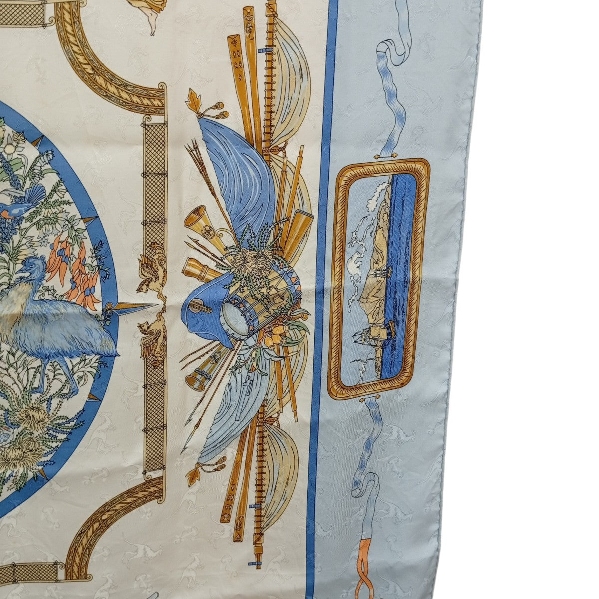 HERMES LE GEOGRAPHE 地理学者スカーフ 古着・中古-3枚目のアイテム画像