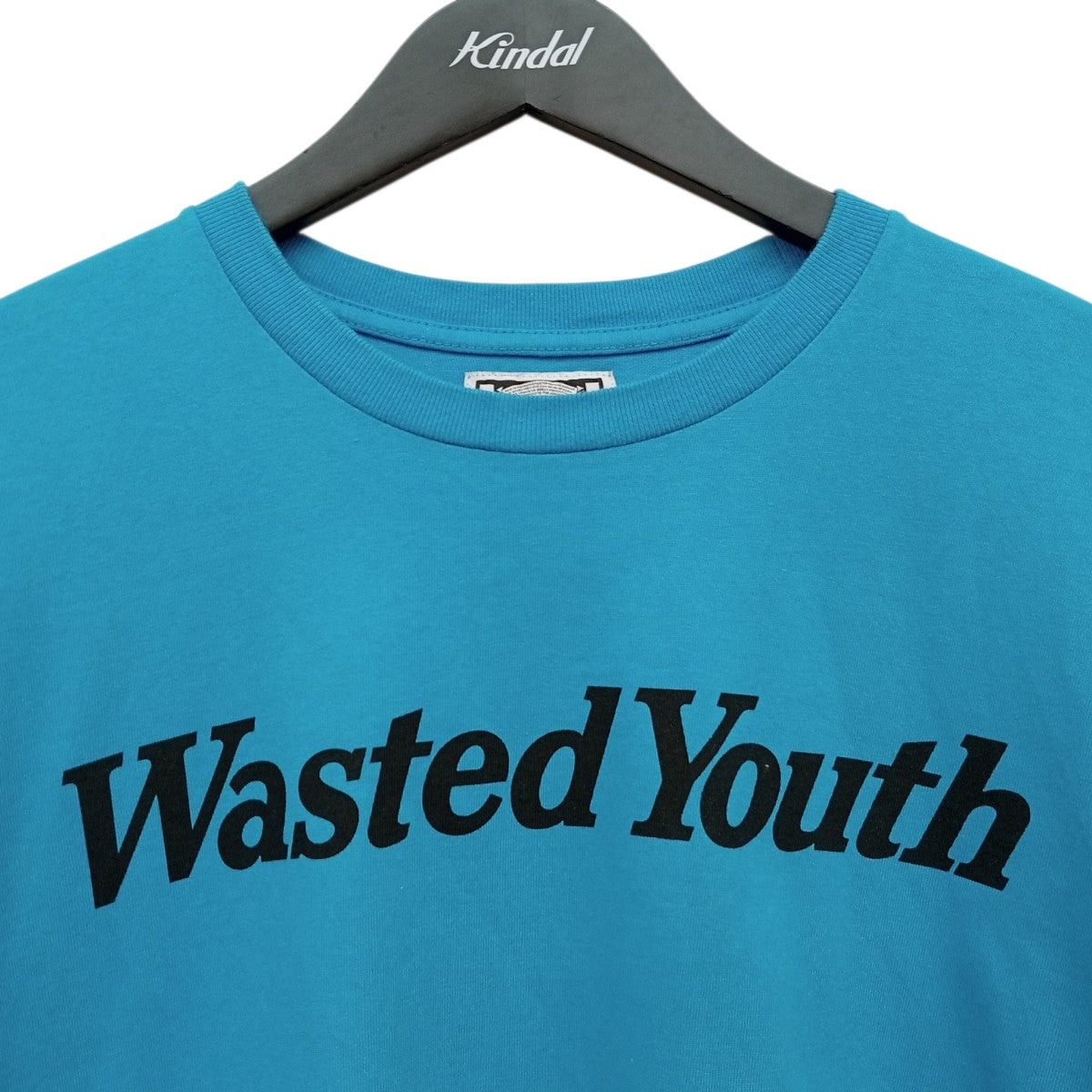 Wasted Youth(ウェイステッドユース) budweiser半袖カットソー ブルー