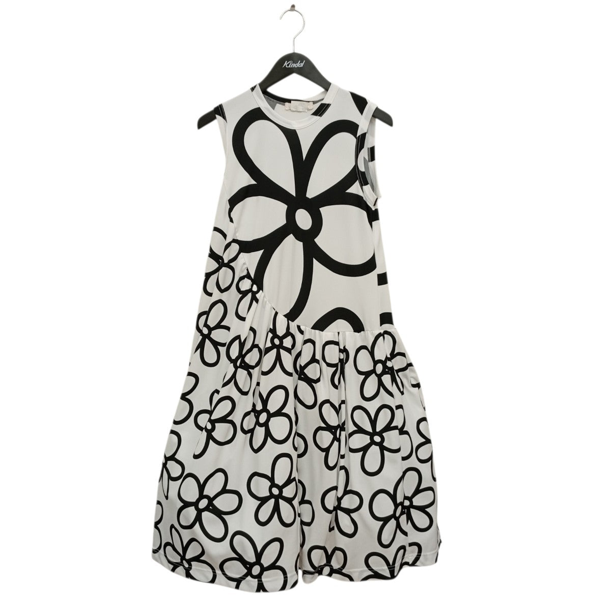 COMME des GARCONS チュールレイヤード ノースリーブ フローラル ドレスワンピースGI-T021 古着・中古-1枚目のアイテム画像