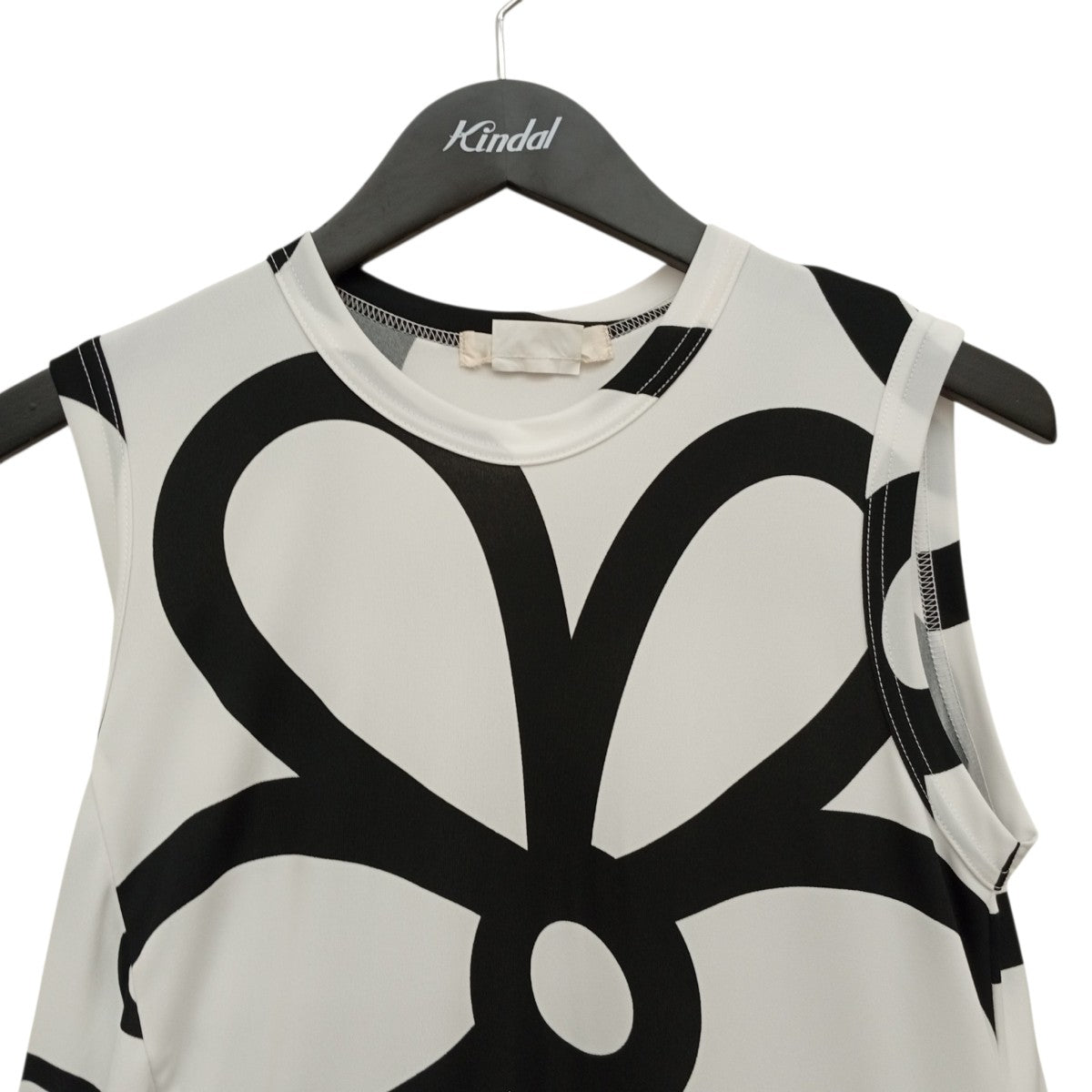 COMME des GARCONS チュールレイヤード ノースリーブ フローラル ドレスワンピースGI-T021 古着・中古-5枚目のアイテム画像