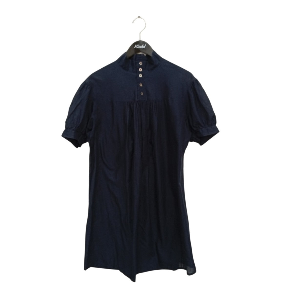 tricot COMME des GARCONS コットン ギャザーシャツワンピースTC-O034 古着・中古-1枚目のアイテム画像