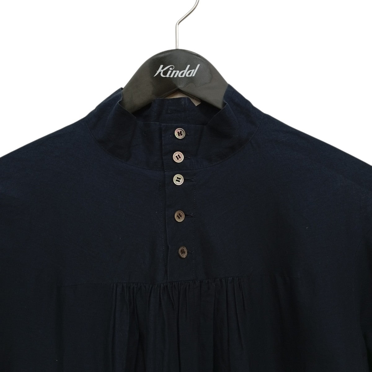 tricot COMME des GARCONS コットン ギャザーシャツワンピースTC-O034 古着・中古-4枚目のアイテム画像