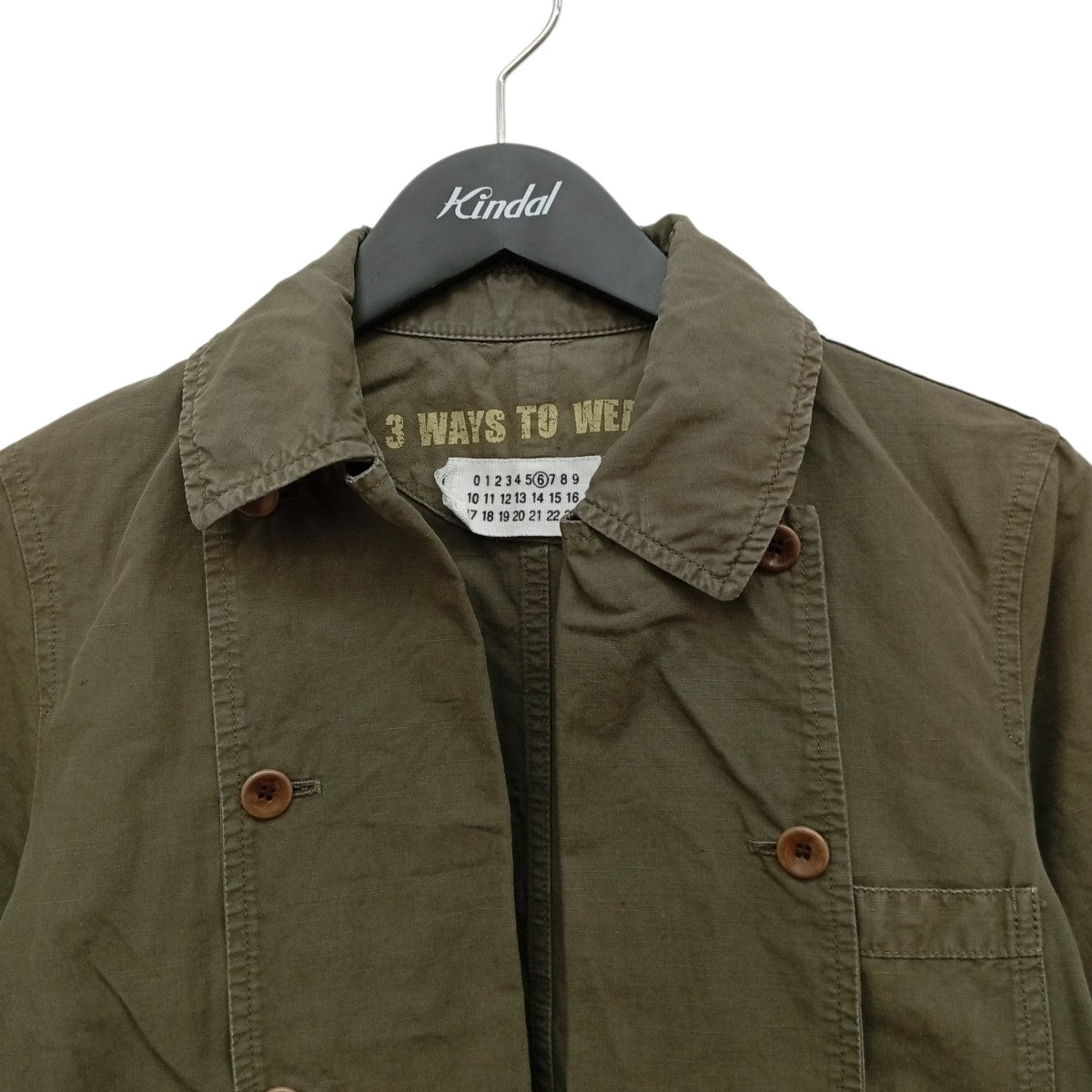 Martin Margiela 6 ここのえタグミリタリーシャツジャケット632K08991515 古着・中古-6枚目のアイテム画像