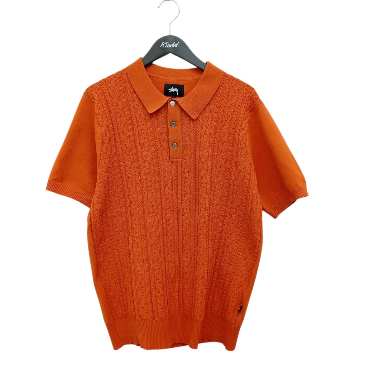 stussy 20SSニットポロシャツ 古着・中古-1枚目のアイテム画像
