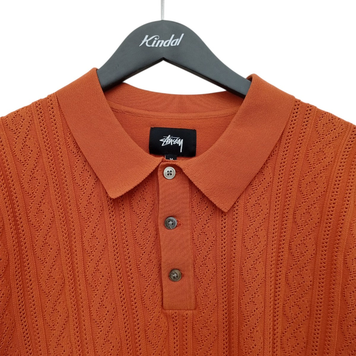 stussy 20SSニットポロシャツ 古着・中古-5枚目のアイテム画像