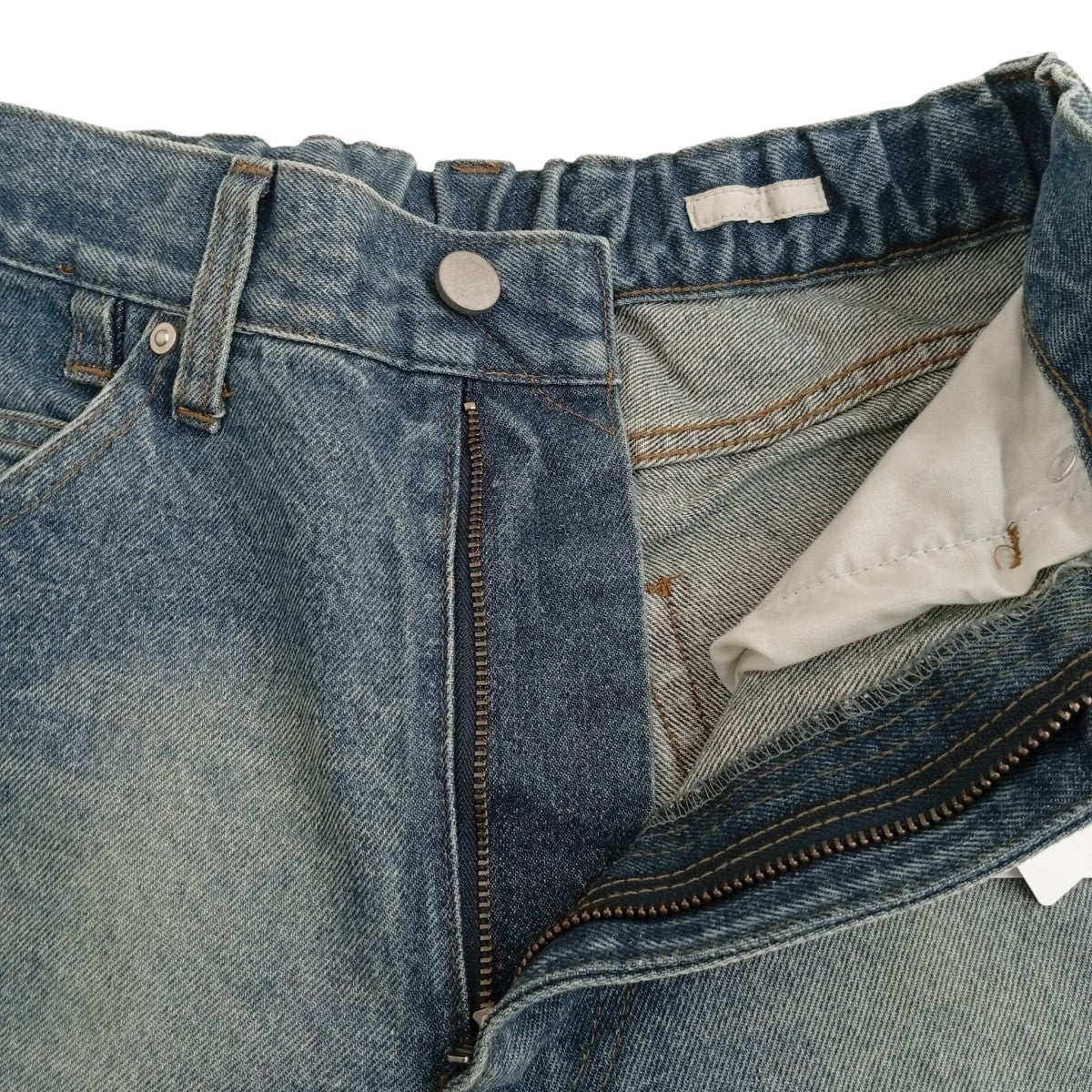 WYM LIDNM LASER FADE STANDARD STRAIGHT DENIMデニムパンツWYpt1777 古着・中古-3枚目のアイテム画像