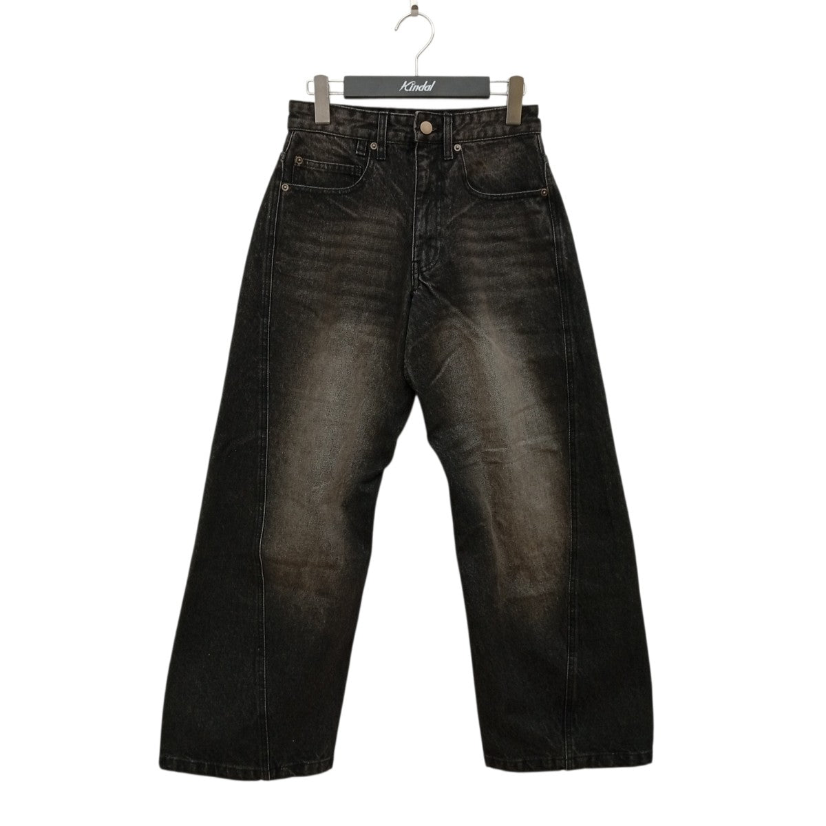 WYM LIDNM VINTAGE WASHED CURVED DENIMデニムパンツWYpt1240 古着・中古-1枚目のアイテム画像