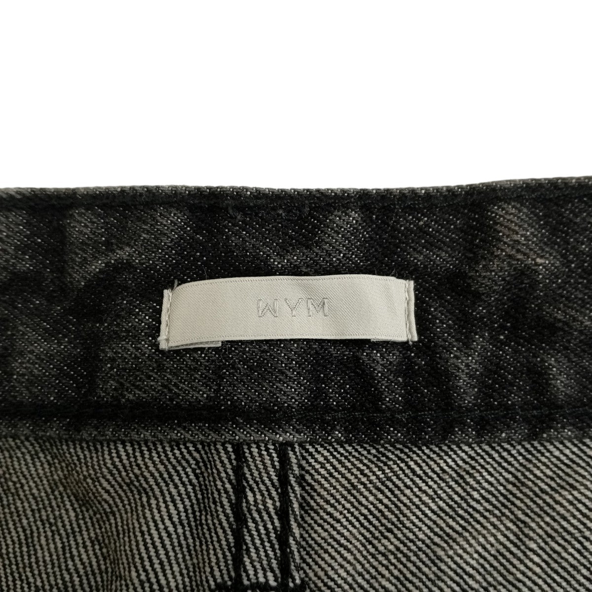 WYM LIDNM VINTAGE WASHED CURVED DENIMデニムパンツWYpt1240 古着・中古-4枚目のアイテム画像